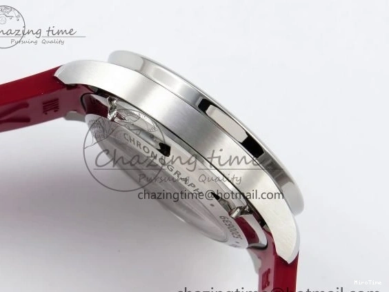 MIROTIME 0301 Reliable Portuguese Chrono IW3716 Z+F 1:1 Best Edition Red Dial on Red Rubber Strap A 7015